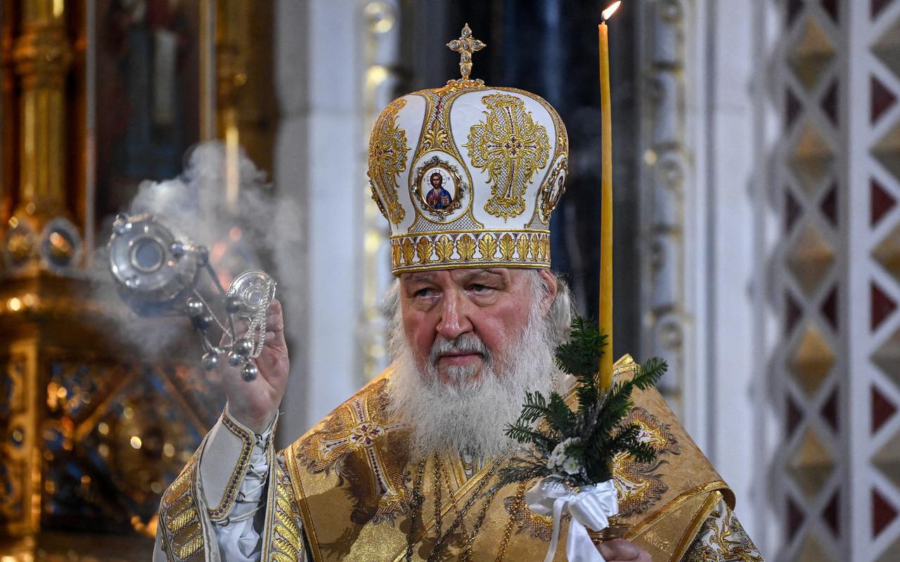 De Russisch-orthodoxe patriarch Kirill.