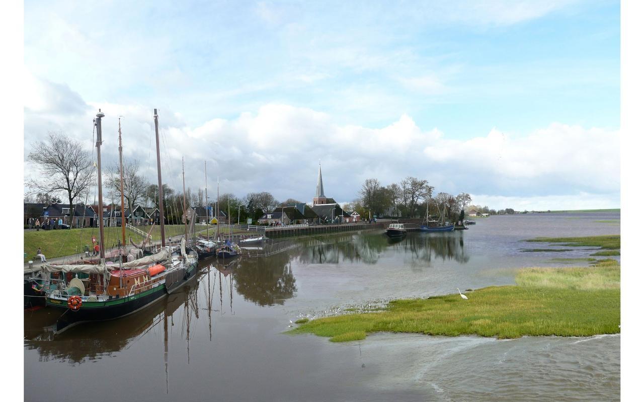 Een impressie van de jachthaven zoals die bij Holwerd aan Zee moet komen.