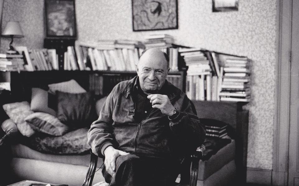 Jacques Ellul in 1990, in de documentaire The Betrayal by Technology: A Portrait of Jacques Ellul.