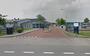 De ingang van de Philips-fabriek in Drachten.