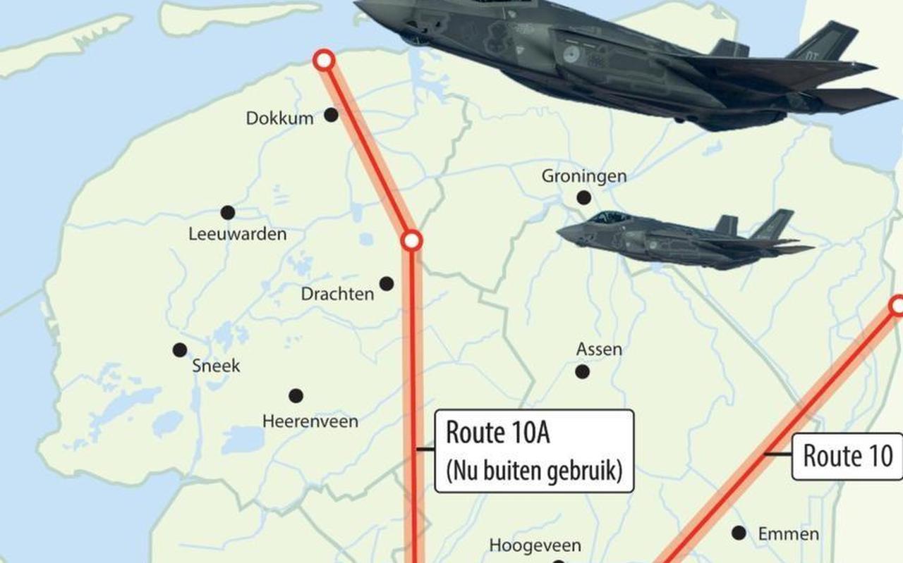 In het Friesch Dagblad van 28 januari stond dat het ministerie van Defensie plannen heeft om een oude laagvliegroute langs de oostelijke grens van Fryslân weer in gebruik te nemen.