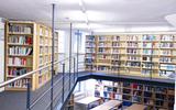 De bibliotheek van de Evangelische Theologische Faculteit te Leuven.