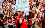 Jeugdzorgwerkers staken voor het eerst in de Nederlandse geschiedenis vanwege crisis in de jeugdzorg in september van dit jaar.