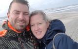 Yvonne de Jong uit Mildam en Maarten Mulder op een vakantiefoto, vrijdag is hun trouwdatum.
