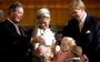 Prinses Ariane, de jongste dochter van toen nog prins Willem-Alexander en prinses Maxima, werd op 20 oktober 2007 gedoopt in de Kloosterkerk in Den Haag door dominee Deodaat van der Boon.