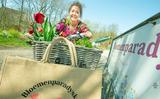 Tjerkje van der Laan van het Bloemenparadyske in Kollum.
