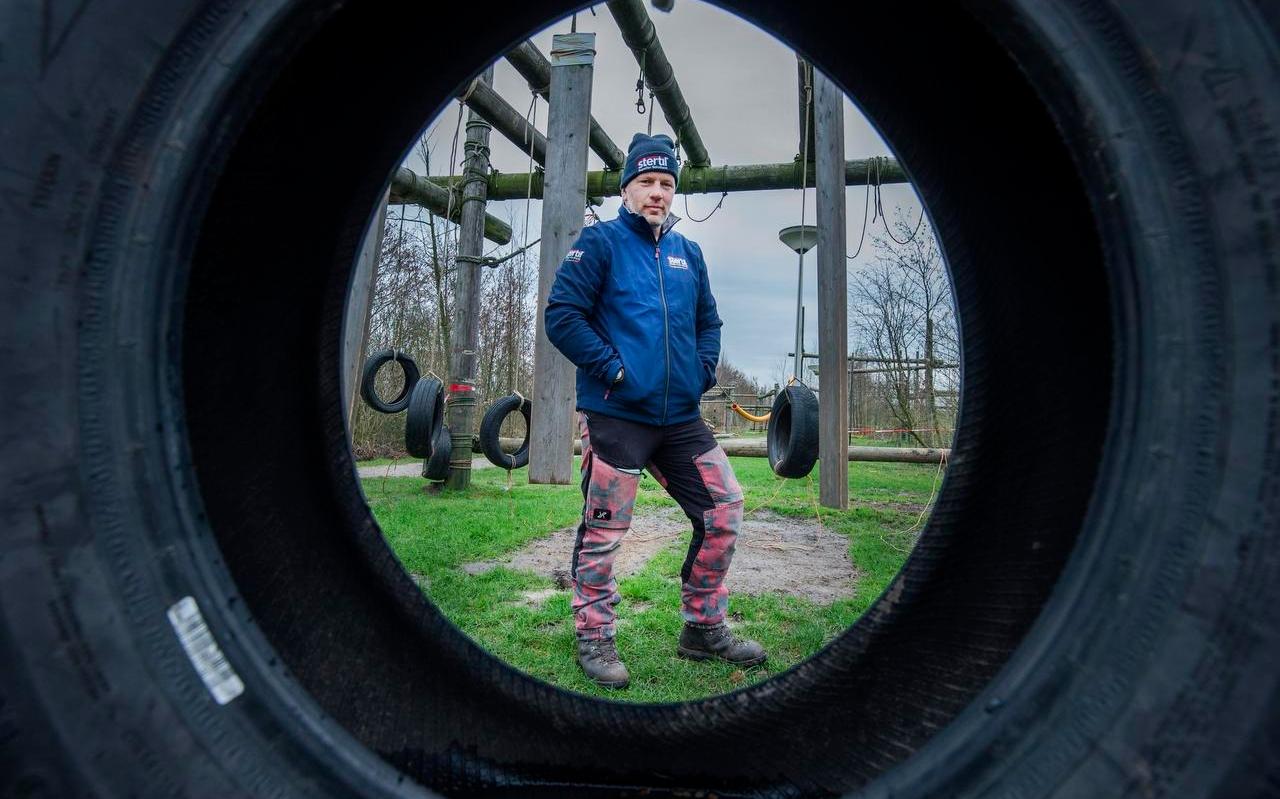 Theo Posthumus is organisatievoorzitter van de Stertil Survivalrun die komende zondag voor de achttiende maai in en rondom Kootstertille wordt gehouden.
