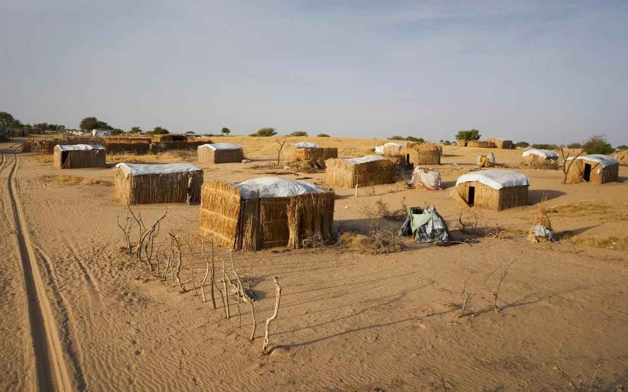 Een vluchtelingenkamp in Niger.