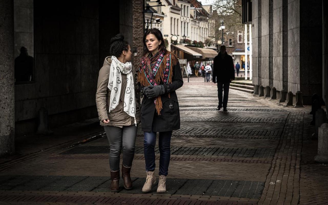 Vijf jaar geleden heeft Open Doors ‘De jacht’ ook al gespeeld. Deze vrouwen deden in Zwolle mee aan het spel.
