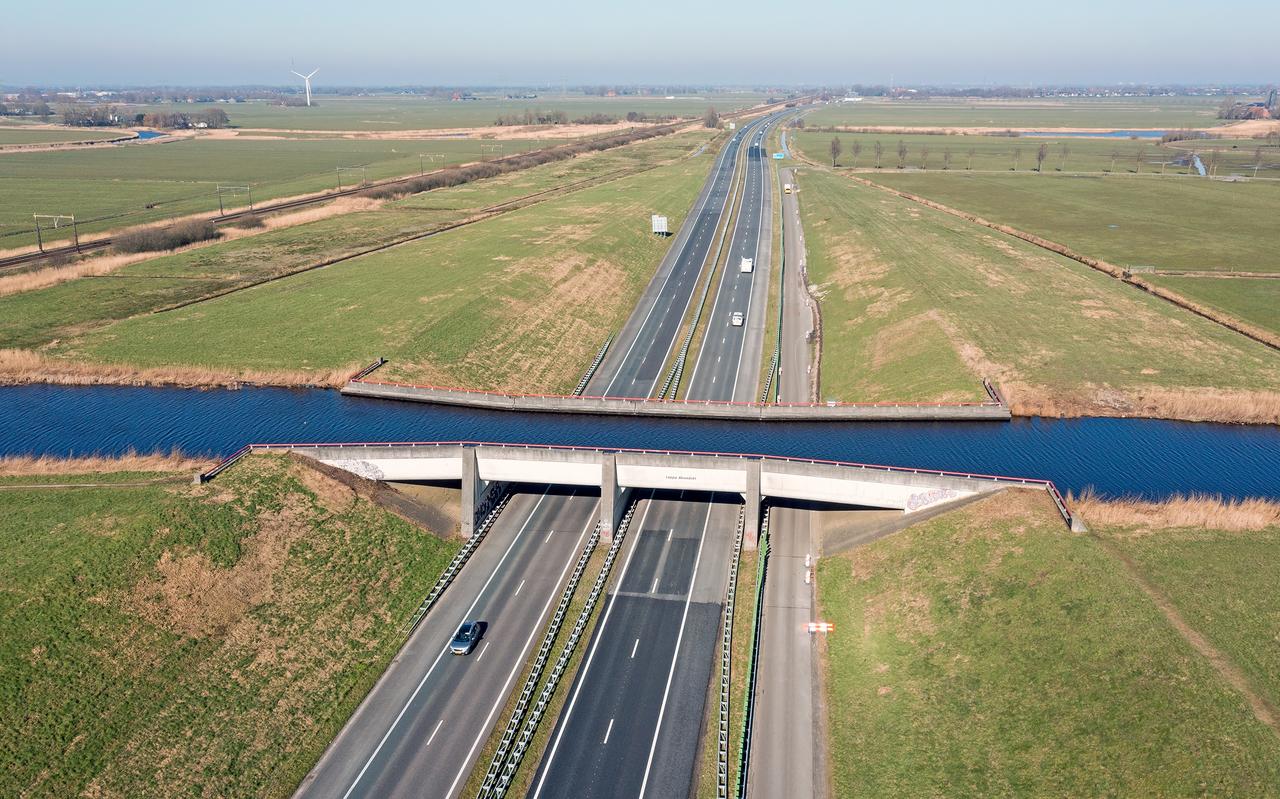 Het Leppa-aquaduct bij Akkrum. Het Leppa-aquaduct bij Akkrum.