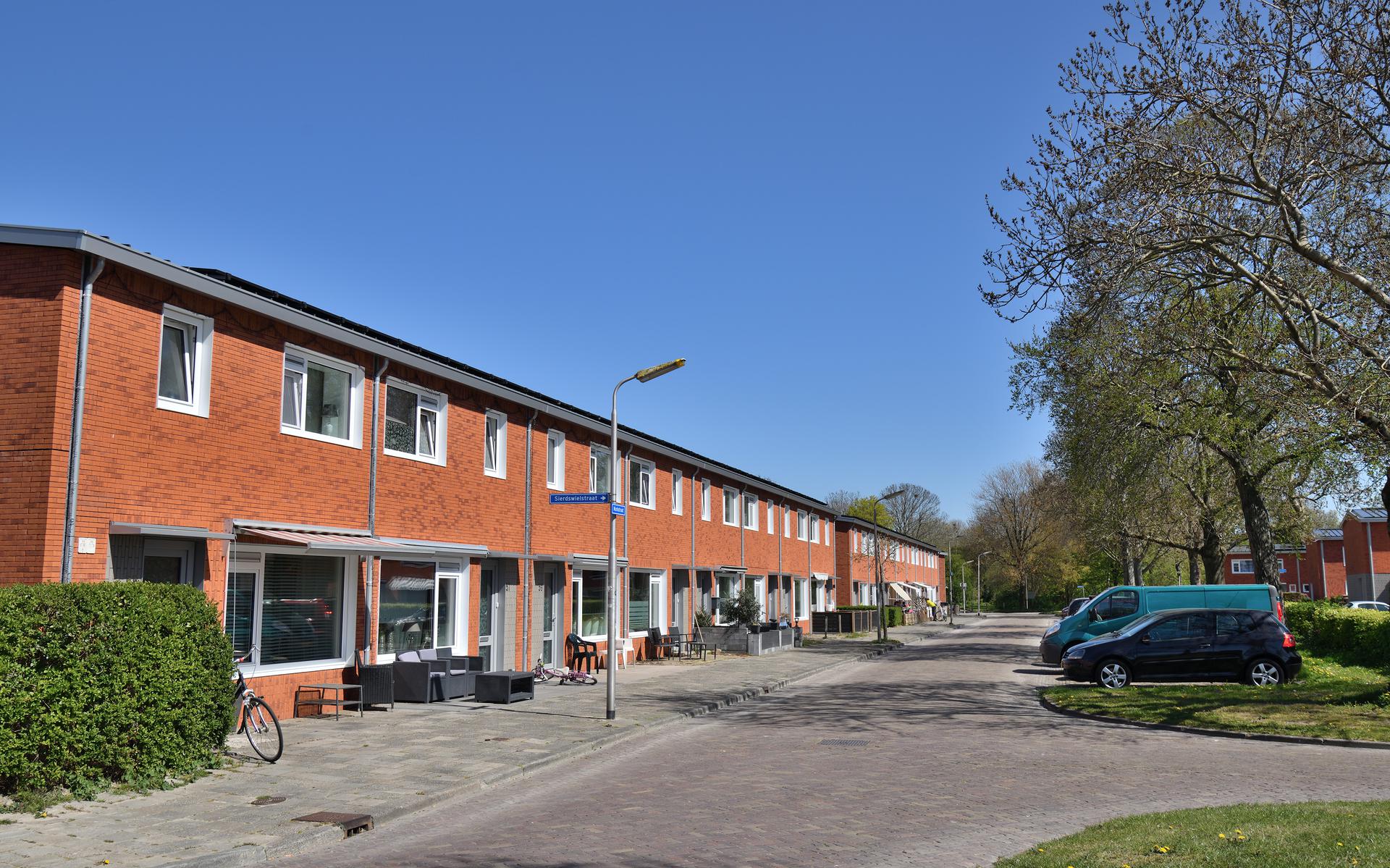 Woningen aan de Murkstraat in Leeuwarden.