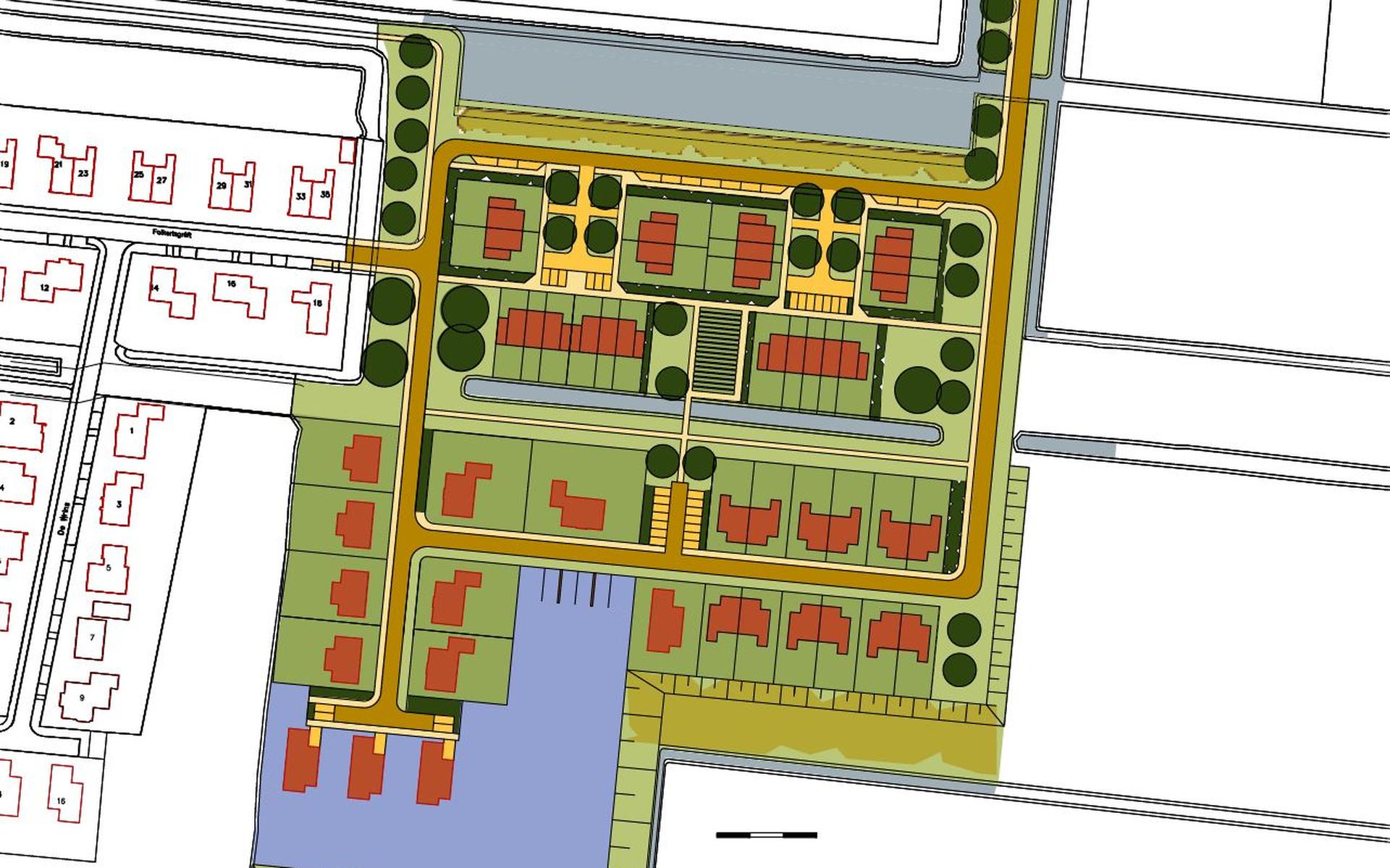 Plattegrond van It Skar 2 in Woudsend.