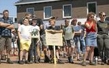 Boerenprotest in Oosterwolde.