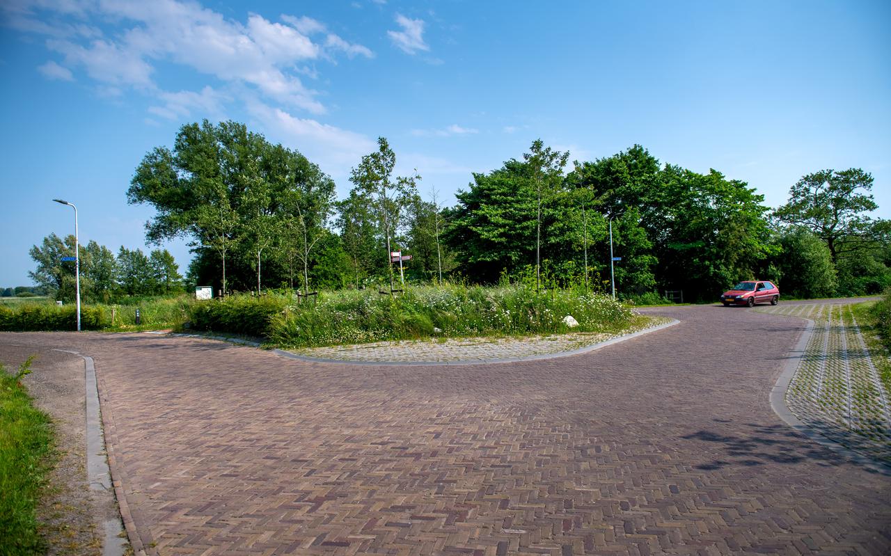 Het kruispunt Alde Dyk, Nonnepead en De Meidwei. 