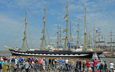 In 2014 waren de Tall Ships voor het eerst in Harlingen.