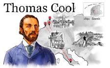 Thomas Cool en de reizen die hij maakte.