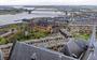 Nijmegen, 2022: zicht op de Waalbrug vanuit de Sint-Stevenskerk.