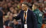 Bondscoach Louis van Gaal  tijdens de UEFA Nations League wedstrijd tussen Nederland en België in de Johan Cruijff ArenA op 25 September 2022.