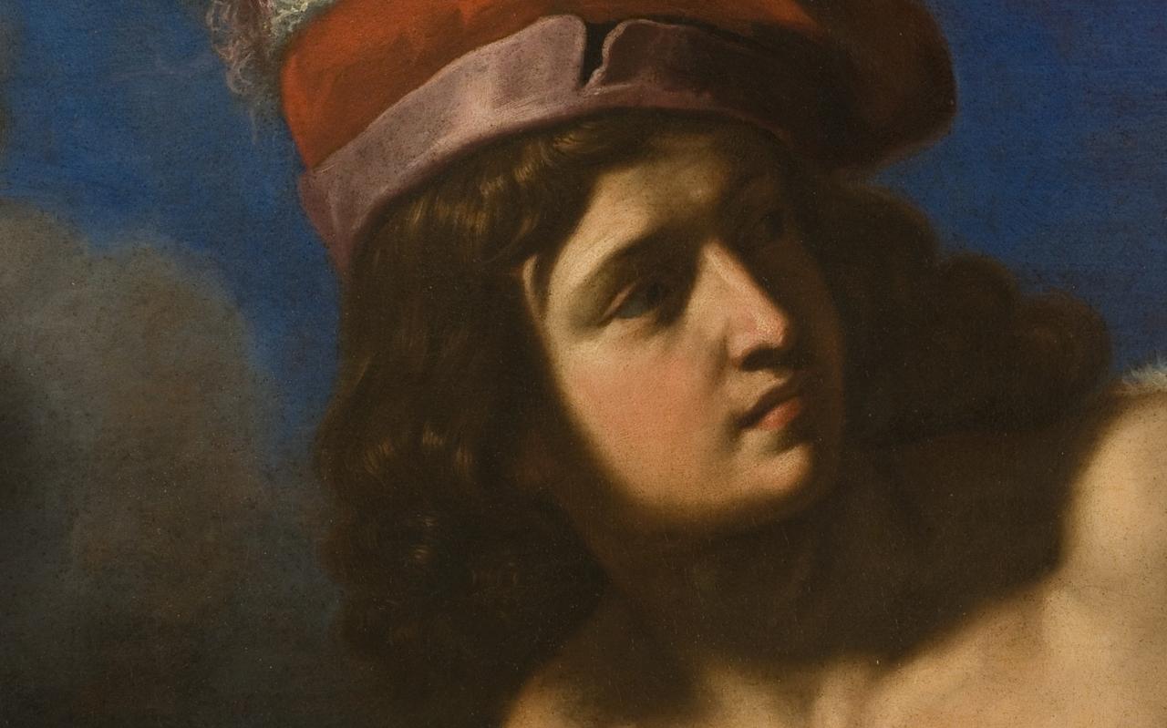 David (detail) van de Italiaanse schilder Guercino (1591 – 1666). David (detail) van de Italiaanse schilder Guercino (1591 – 1666).
