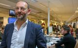 Sander Warmerdam, hoofdredacteur van de 'Leeuwarder Courant'. 