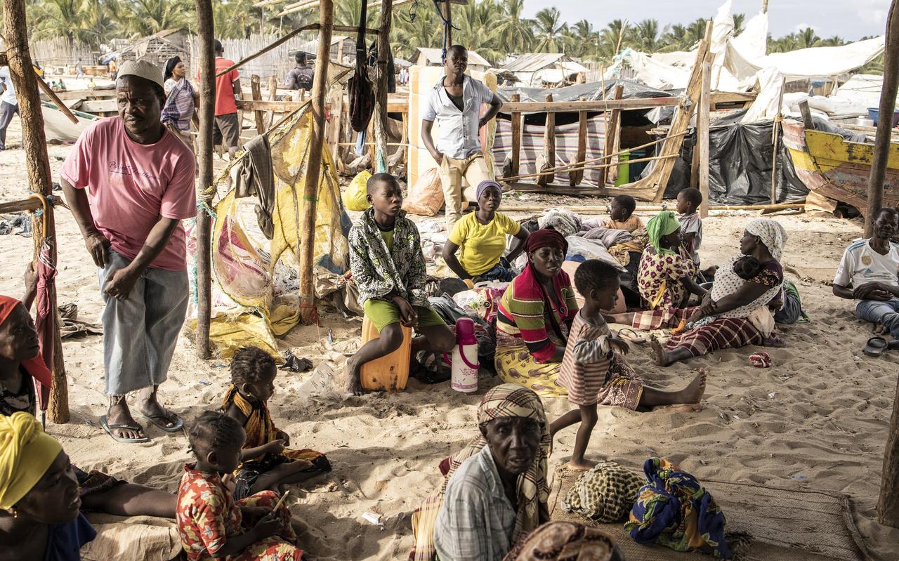 Vluchtelingen uit het noorden van Mozambique. Vluchtelingen uit het noorden van Mozambique.