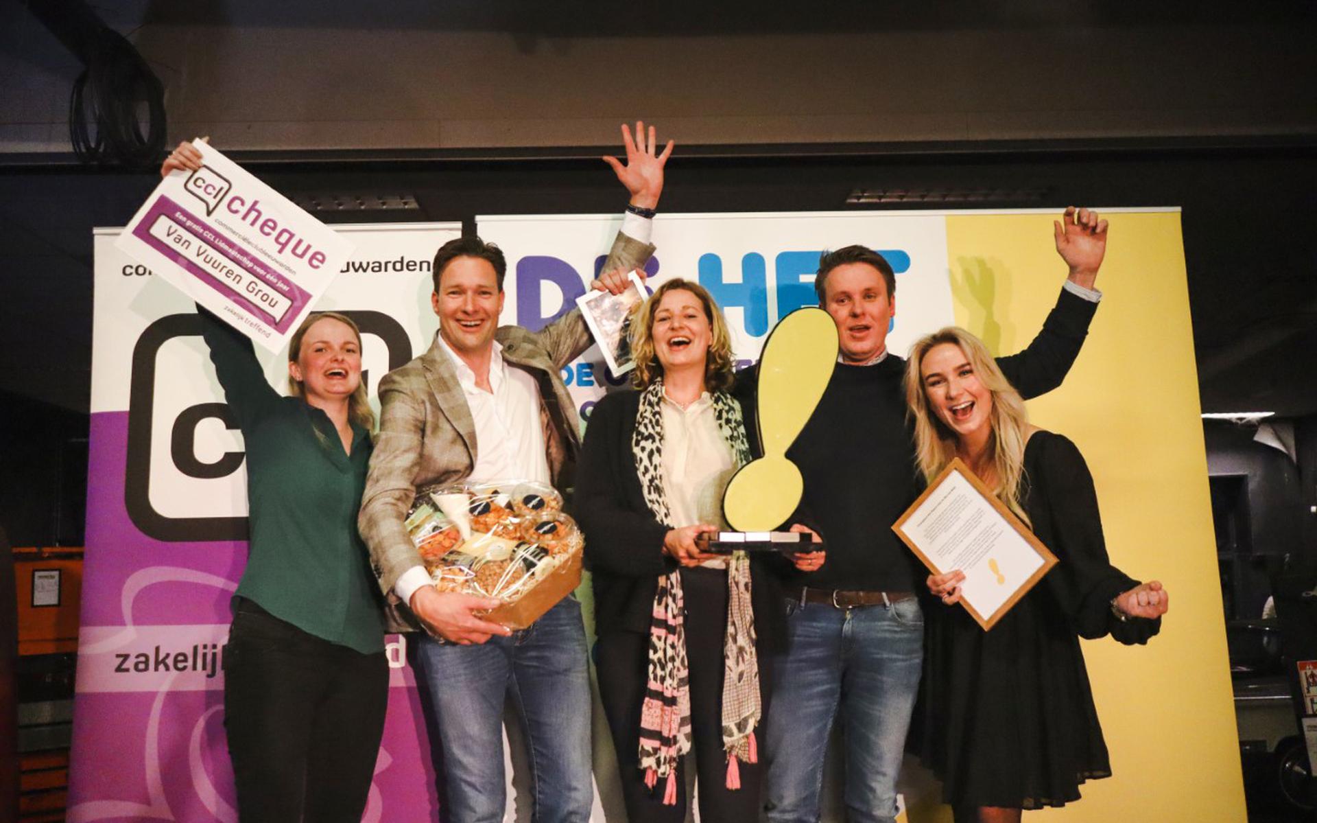 De winnaars van de Leeuwarder ondernemersprijs 2023.