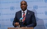 De Keniaanse ambassadeur in de VN-veiligheidsraad Martin Kimani.