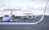 Prive-jets op Maastricht Aachen Airport in 2017.