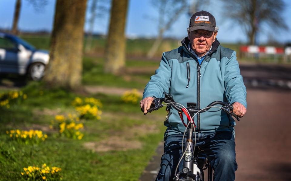 Han Visser fietste vijf jaar lang elke dag naar zijn vrouw in het verzorgingshuis in Balk.