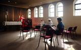 Veel vieringen werden in de coronaperiode online uitgezonden. 
