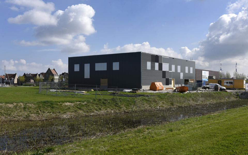Speelparadijs bij Esonstad in 2018 in aanbouw.