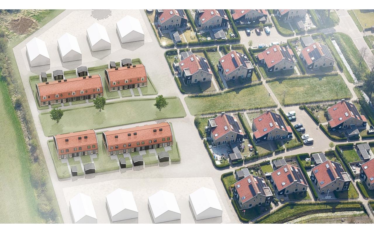 Een impressie van de nieuwe sociale huurwoningen. Een impressie van de nieuwe sociale huurwoningen.