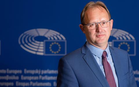 Portet van de Nederlandse Europarlementarier Bert-Jan Ruissen van SGP in het Europees Parlement. 