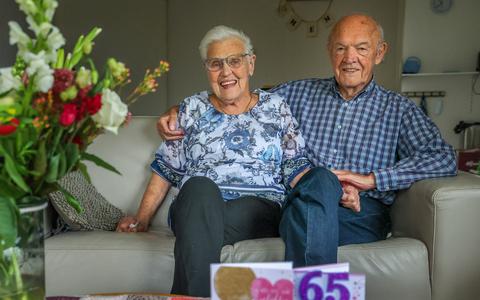 Jehannes en Iep Hemrica zijn 65 jaar getrouwd. 