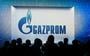 Logo van Gazprom het Russisch bedrijf waar bijna alle Friese gemeenten gas van betrekken.