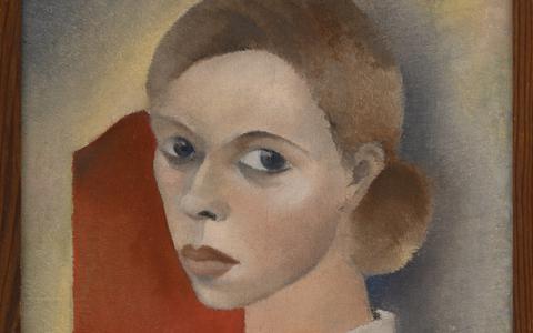 Anne Marie Blaupot ten Cate, 'Zelfportret', circa 1927, olieverf op doek, 47,9 x 36,3 cm. 
