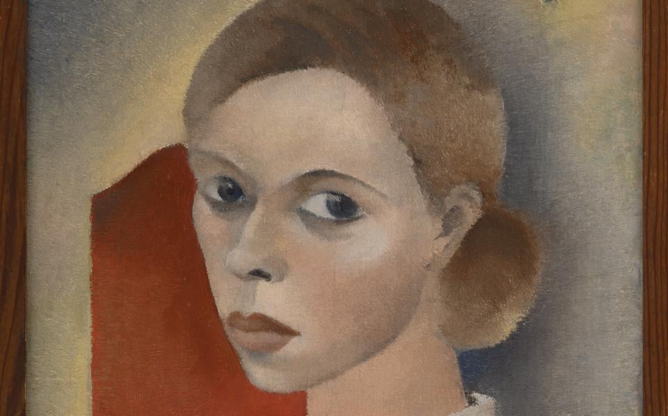 Anne Marie Blaupot ten Cate, 'Zelfportret', circa 1927, olieverf op doek, 47,9 x 36,3 cm. 