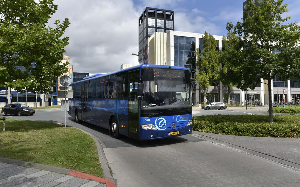 Enige uitval tijdens de busstaking, 80 procent van de Arriva bussen in