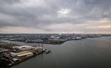 Moerdijk. Laaggelegen gebieden in Nederland zijn kwetsbaar en moeten zich voorbereiden op de gevolgen van klimaatverandering.