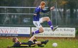 Beeld uit FC Wolvega - SC Stiens, zaterdag 27 november. Amateurverenigingen vinden het onverantwoord om wedstrijden te spelen zonder doordeweekse training. 