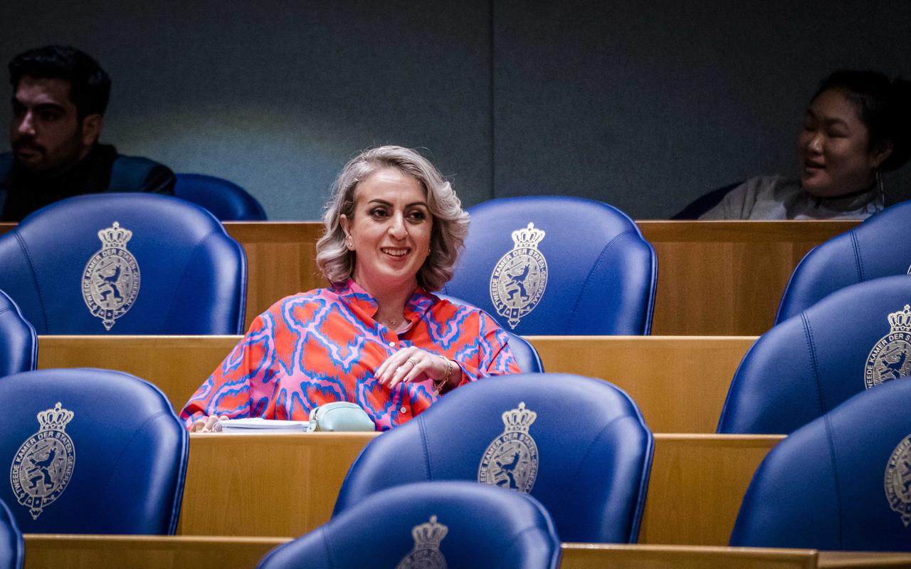 Kamerlid Nilüfer Gündogan (Volt) is door haar eigen fractie geschorst vanwege 'grensoverschrijdend gedrag'. Kamerlid Nilüfer Gündogan (Volt) is door haar eigen fractie geschorst vanwege 'grensoverschrijdend gedrag'.