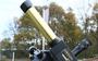 Een speciale zonnetelescoop van sterrenwacht Observeum Burgum, waarmee de zonsverduistering op 10 juni veilig kan worden bekeken
