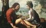 'Allegorie op de natuur als voedster van de kunst'  (1540-57) van Jan Sanders van Hemessen.