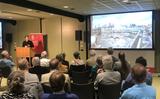 Rijksbouwmeester Francesco Veenstra op Campus Fryslân. 