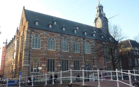 Academiegebouw in Leiden, waar Dirksen universitair docent was. 