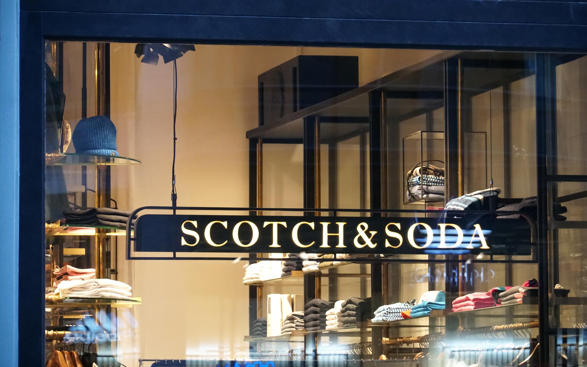 Een winkel van Scotch & Soda. 