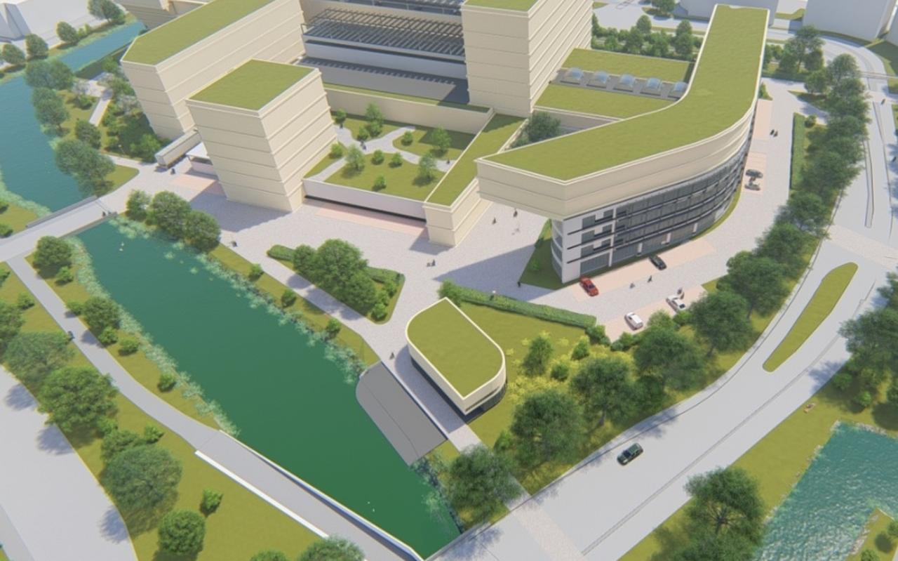 Impressie van de toekomstplannen voor het NDC gebouw waar Mica in gehuisvest wordt. Impressie van de toekomstplannen voor het NDC gebouw waar Mica in gehuisvest wordt.