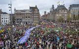 Actievoerders tijdens een klimaatdemonstratie.