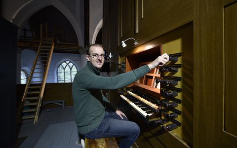 Organist Jochem Schuurman.
