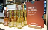 Alcoholvrije champagne in een filiaal van de alcoholvrije slijterij van Nix en Nix, in aanloop naar Dry January. 